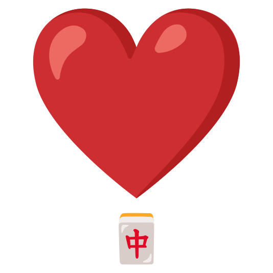 heavy heart exclamation mark ornament mahjong