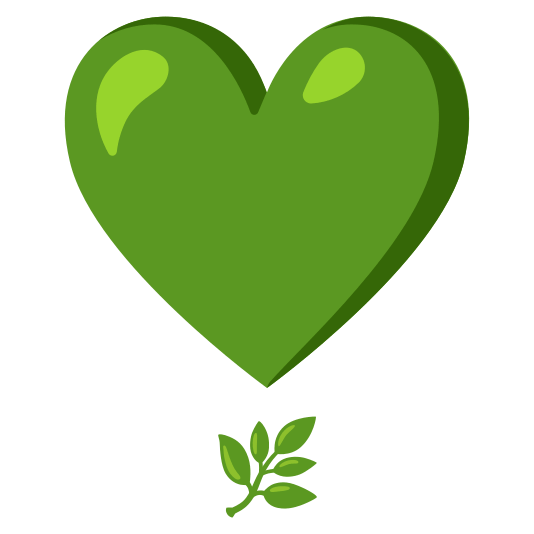 heavy heart exclamation mark ornament herb