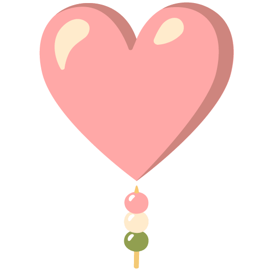 heavy heart exclamation mark ornament dango