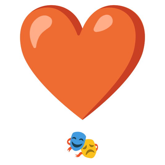 heavy heart exclamation mark ornament performing arts