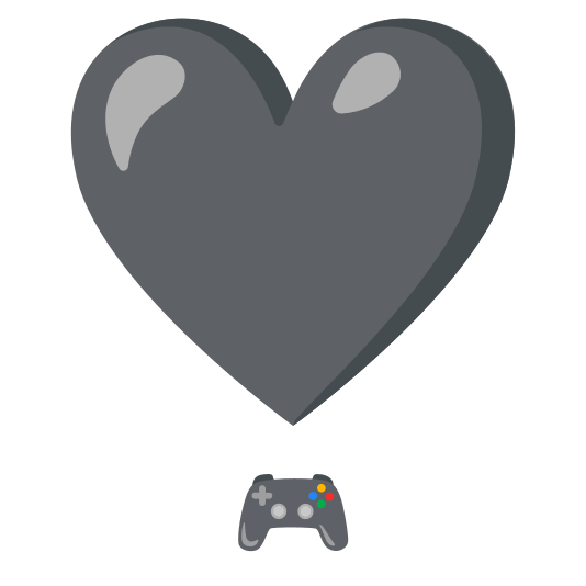 heavy heart exclamation mark ornament video game