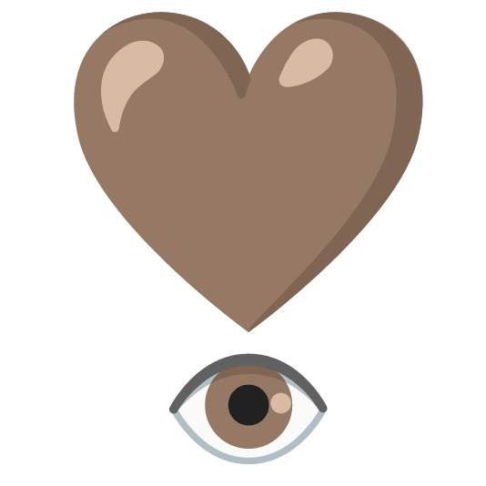 heavy heart exclamation mark ornament eye