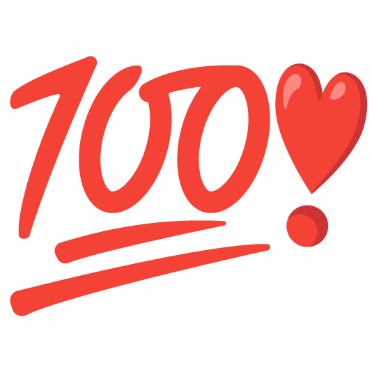 heavy heart exclamation mark ornament 100