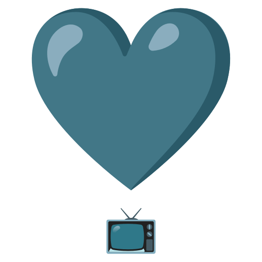 heavy heart exclamation mark ornament tv