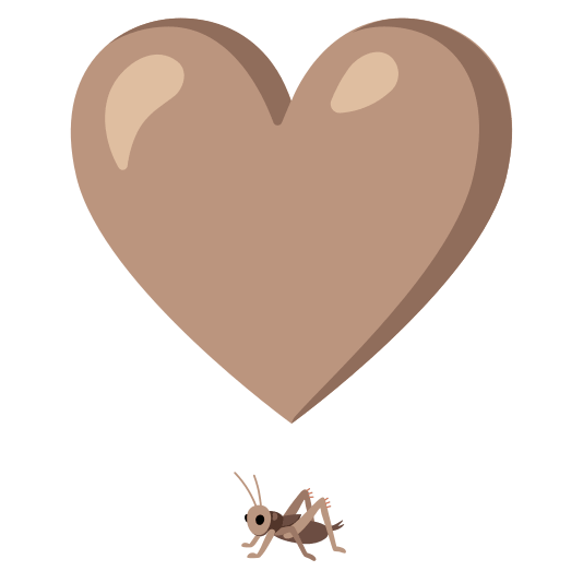 heavy heart exclamation mark ornament cricket