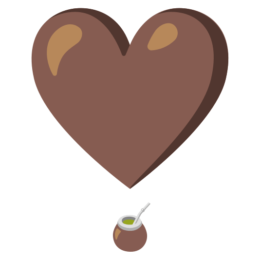 heavy heart exclamation mark ornament mate drink