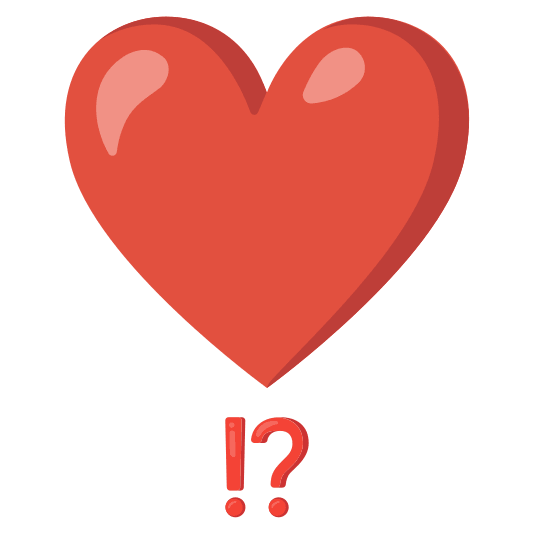 heavy heart exclamation mark ornament interrobang