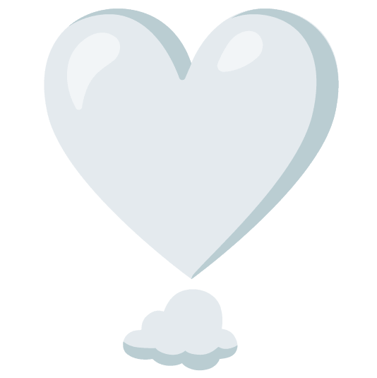 heavy heart exclamation mark ornament cloud