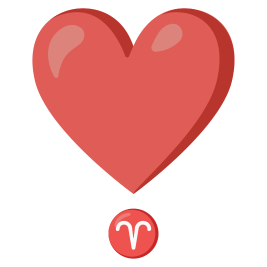 heavy heart exclamation mark ornament aries