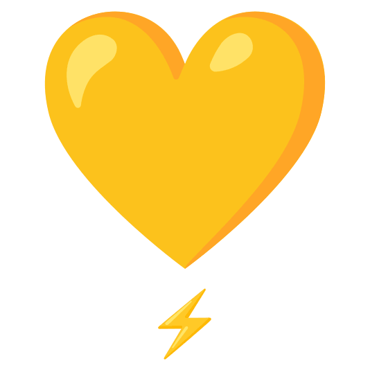 heavy heart exclamation mark ornament zap