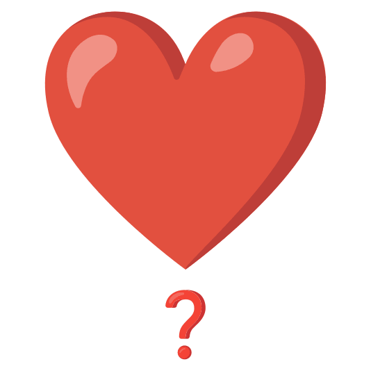 heavy heart exclamation mark ornament question