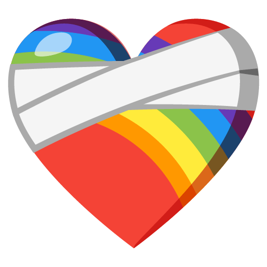 mending heart rainbow
