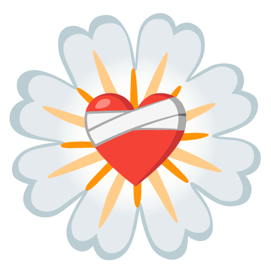 mending heart blossom