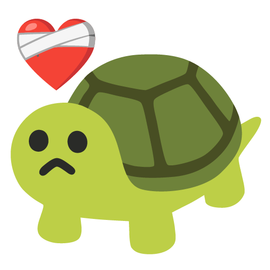 mending heart turtle