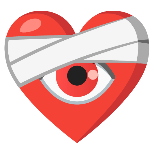 mending heart eye