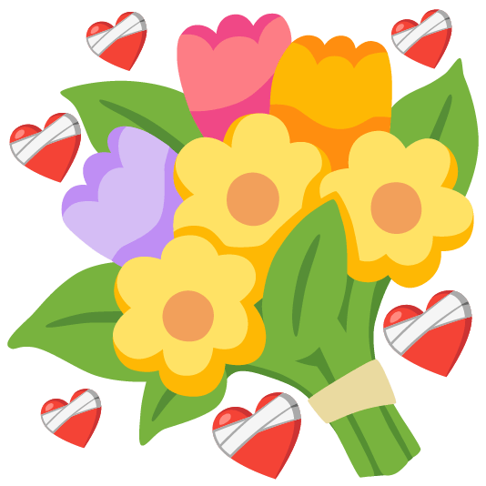 mending heart bouquet
