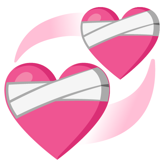 mending heart revolving hearts