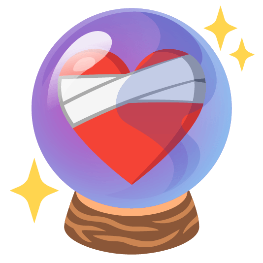 mending heart crystal ball