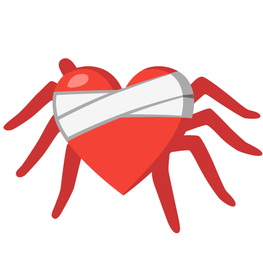 mending heart spider