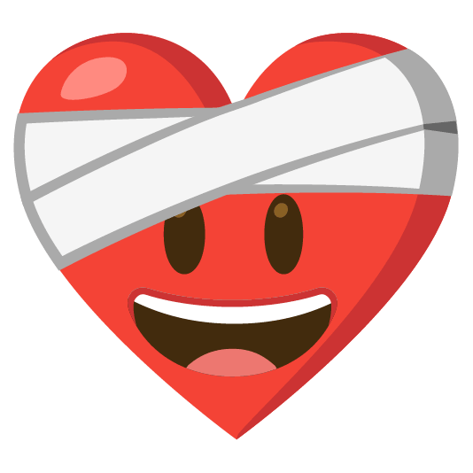 mending heart smiley