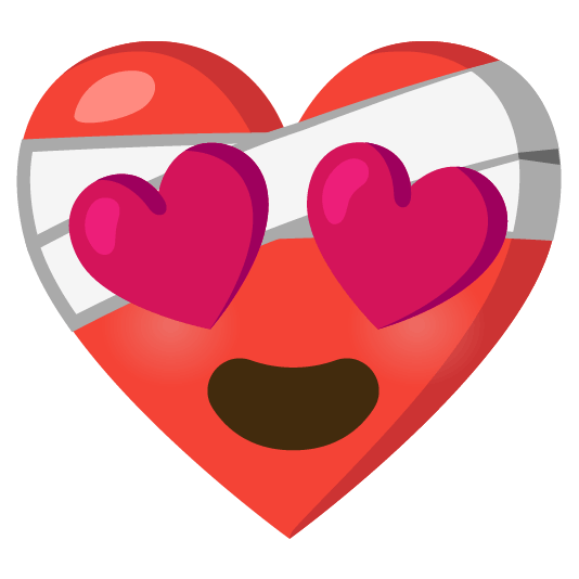 mending heart heart eyes