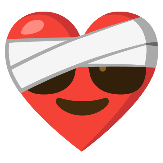 mending heart sunglasses