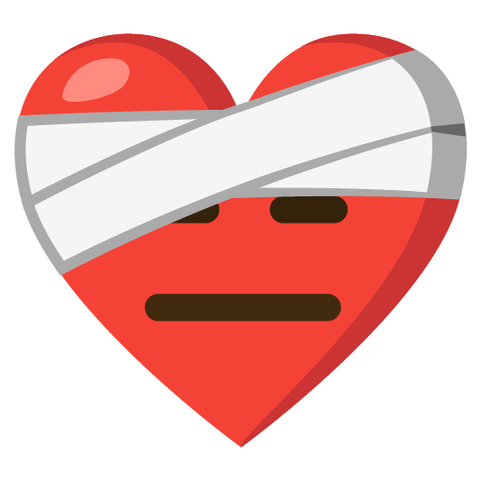 mending heart expressionless