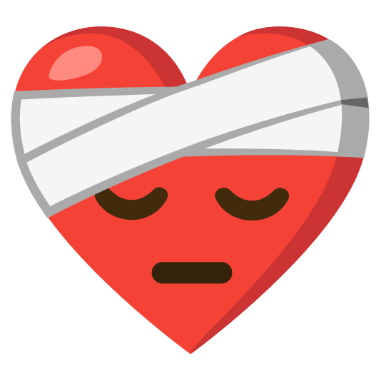 mending heart pensive