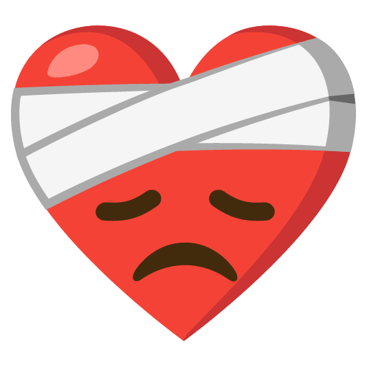 mending heart disappointed