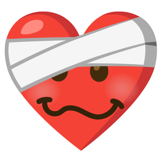 mending heart woozy face