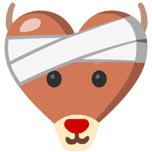 mending heart deer