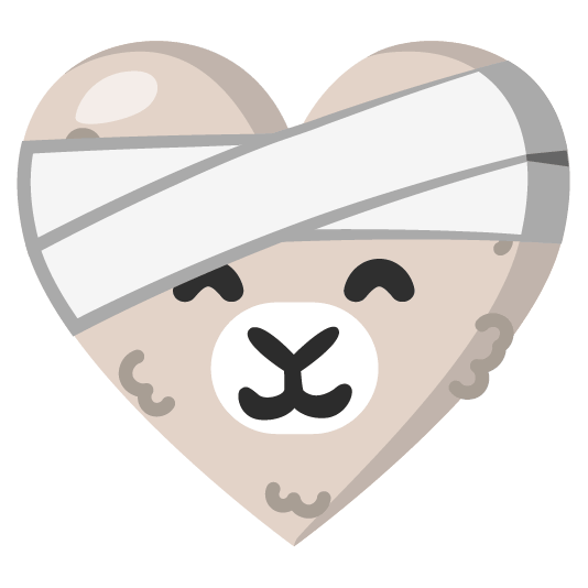 mending heart llama