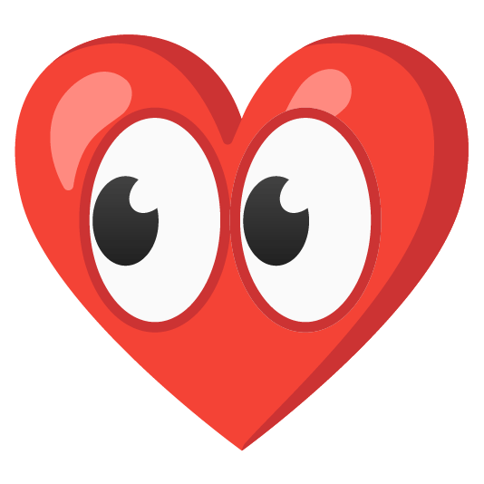 heart eyes