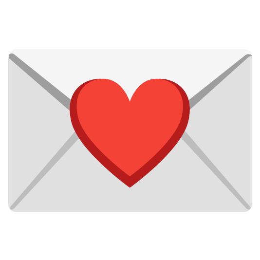 heart love letter