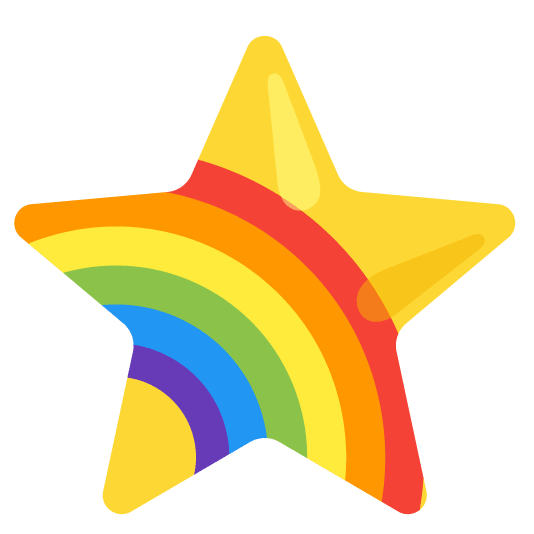 star rainbow