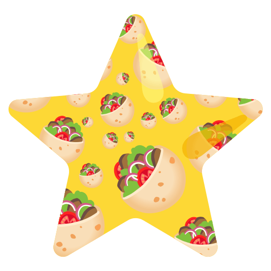 star stuffed flatbread